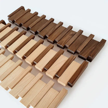 Porte-manteau piano en bois – décoration murale élégante et rangement pratique