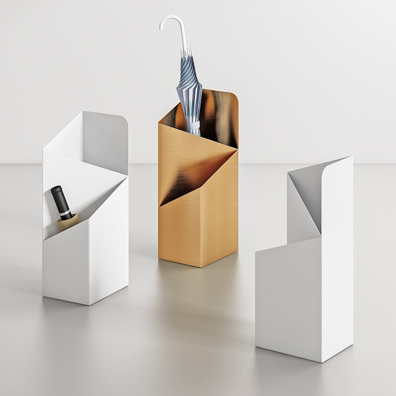 Porte-parapluies avec bac d’égouttement - design scandinave