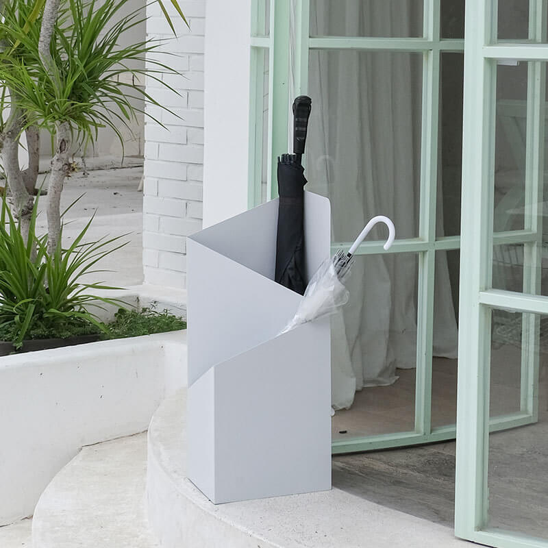 Porte-parapluies avec bac d’égouttement - design scandinave