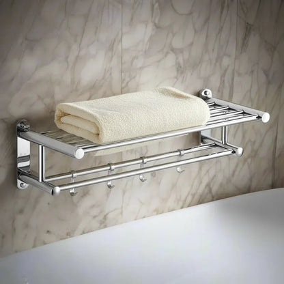 Porte-serviettes en acier inoxydable, gain de place et élégant