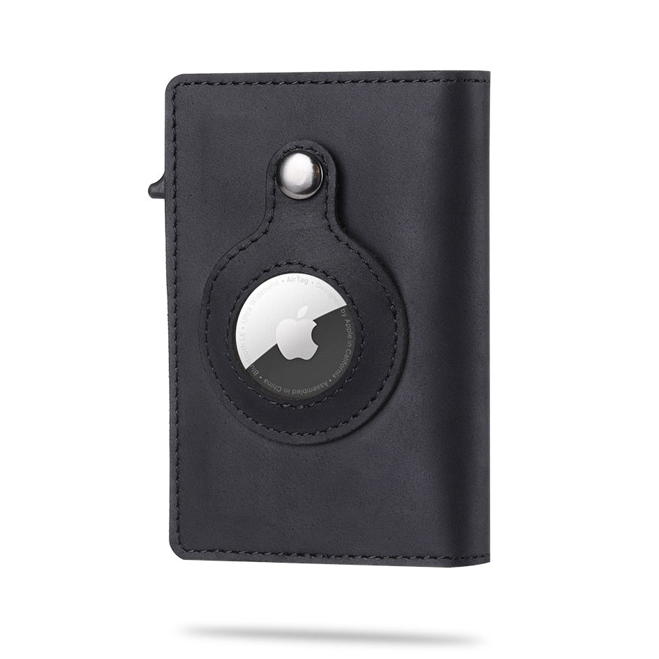 Portefeuille en fibre de carbone avec emplacement pour AirTag pour homme