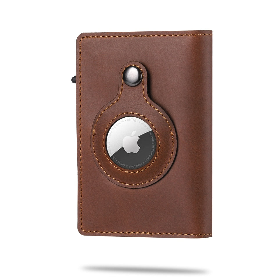Portefeuille en fibre de carbone avec emplacement pour AirTag pour homme