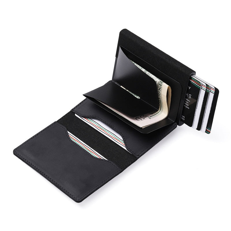 Portefeuille en fibre de carbone avec emplacement pour AirTag pour homme