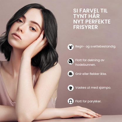 Poudre colorante pour cheveux à effet volume - couverture des cheveux blancs