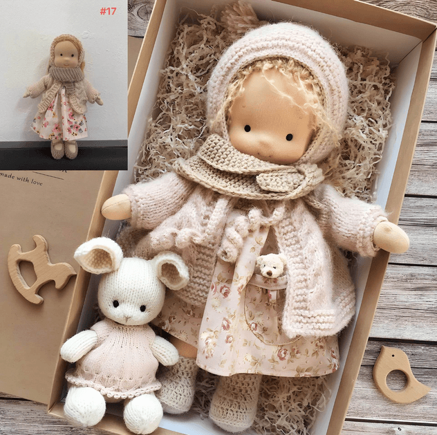 Poupée Waldorf: artisanale, douillette et durable