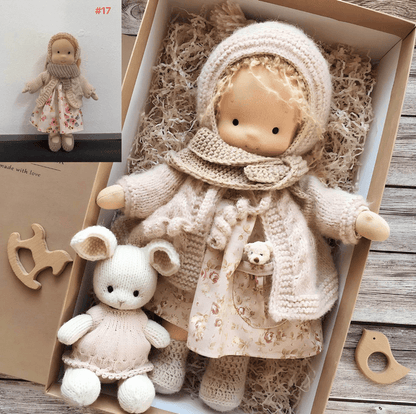 Poupée Waldorf: artisanale, douillette et durable