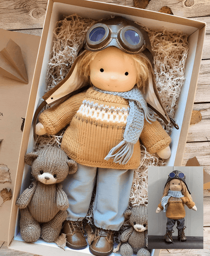 Poupée Waldorf: artisanale, douillette et durable