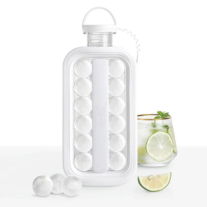 Prépare 17 glaçons sphériques parfaits et garde votre boisson glacée!