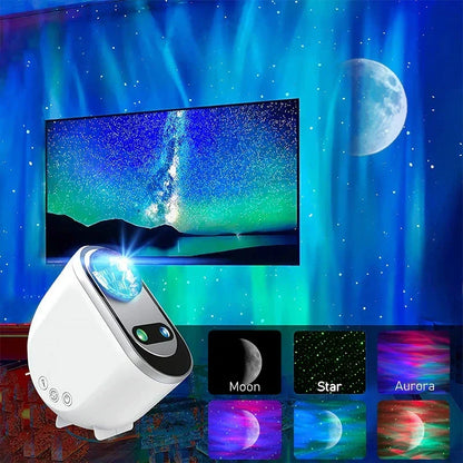 Projecteur de lumière d’ambiance aurore – projection envoûtante d’aurores boréales pour toute pièce