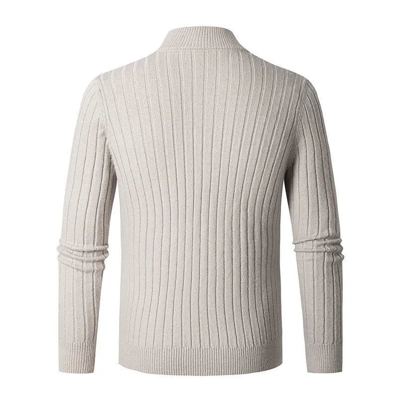 Pull 1/4 zip homme, coupe ajustée