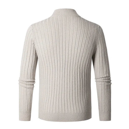 Pull 1/4 zip homme, coupe ajustée