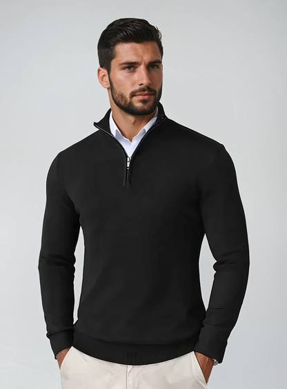 Pull 1/4 zip pour homme
