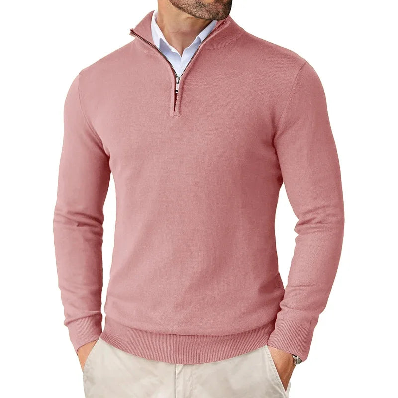 Pull 1/4 zip pour homme
