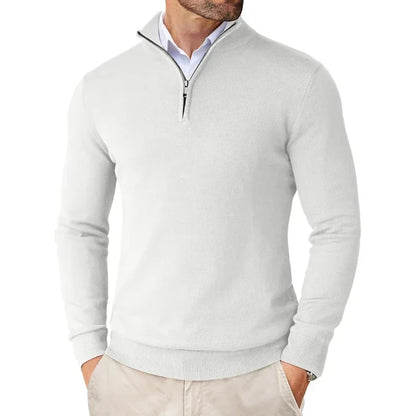 Pull 1/4 zip pour homme