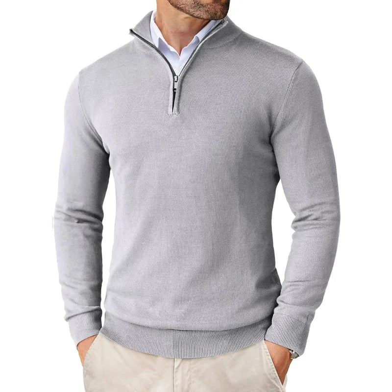 Pull 1/4 zip pour homme