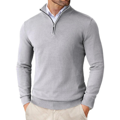Pull 1/4 zip pour homme