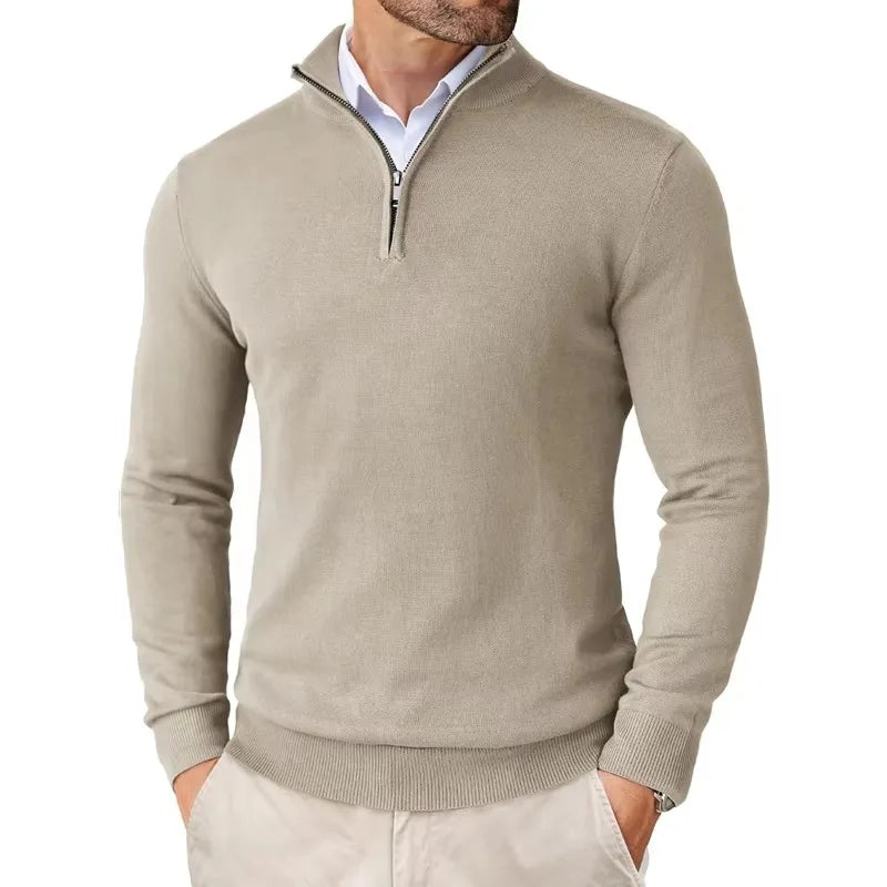 Pull 1/4 zip pour homme