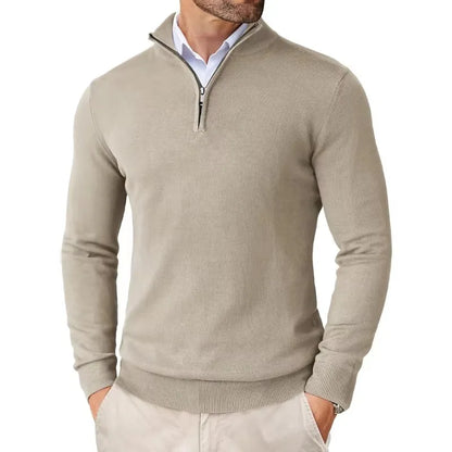 Pull 1/4 zip pour homme