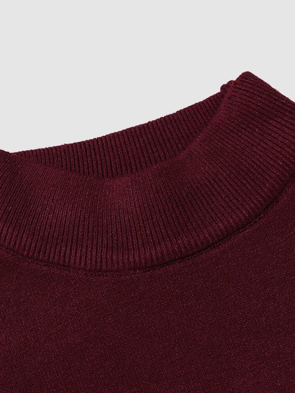 Pull à col roulé coupe slim pour homme