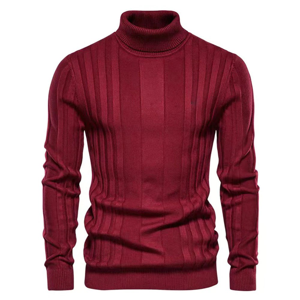 Pull à col roulé slim pour homme