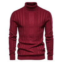 Pull à col roulé slim pour homme