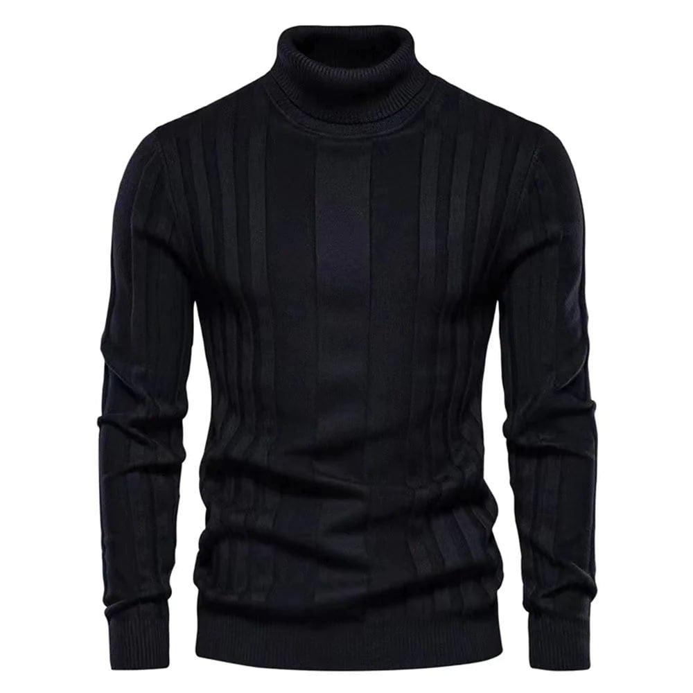 Pull à col roulé slim pour homme