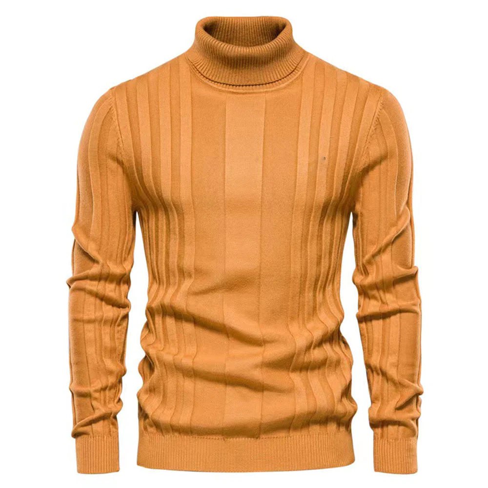 Pull à col roulé slim pour homme