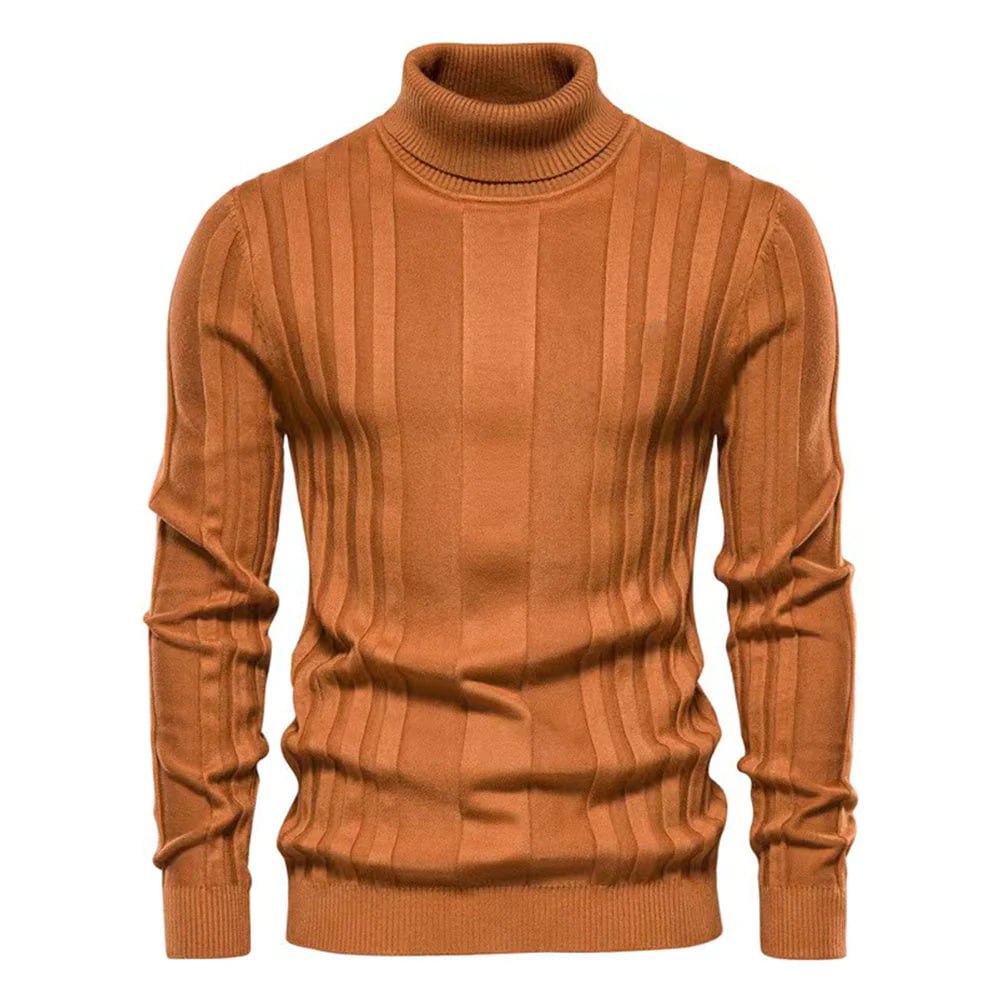 Pull à col roulé slim pour homme