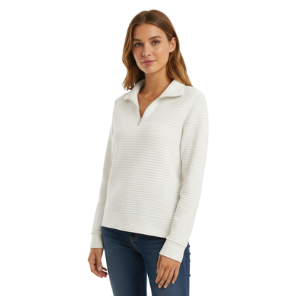 Pull à demi-zip