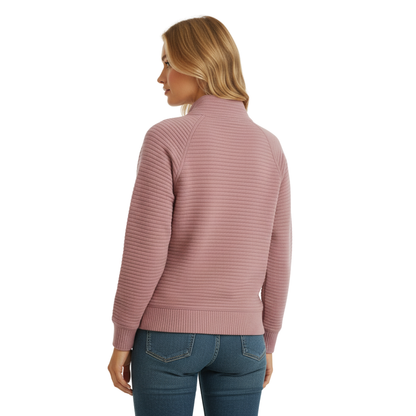 Pull à demi-zip