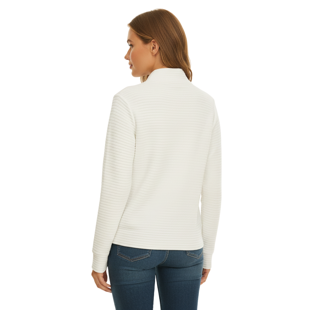Pull à demi-zip