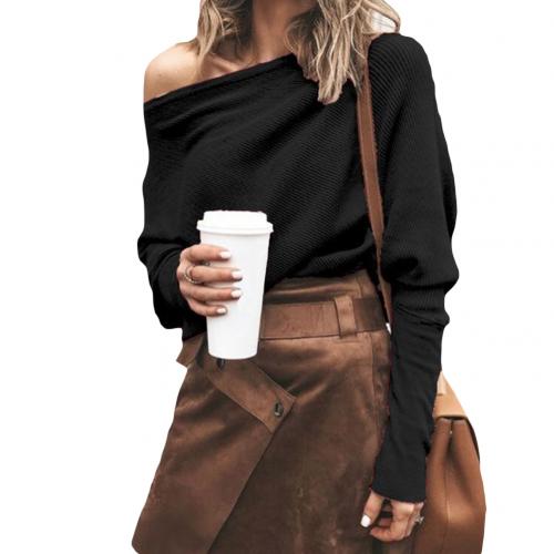 Pull à épaules dénudées pour femme