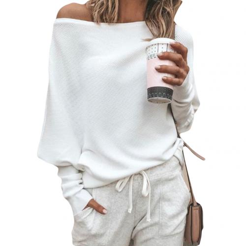Pull à épaules dénudées pour femme