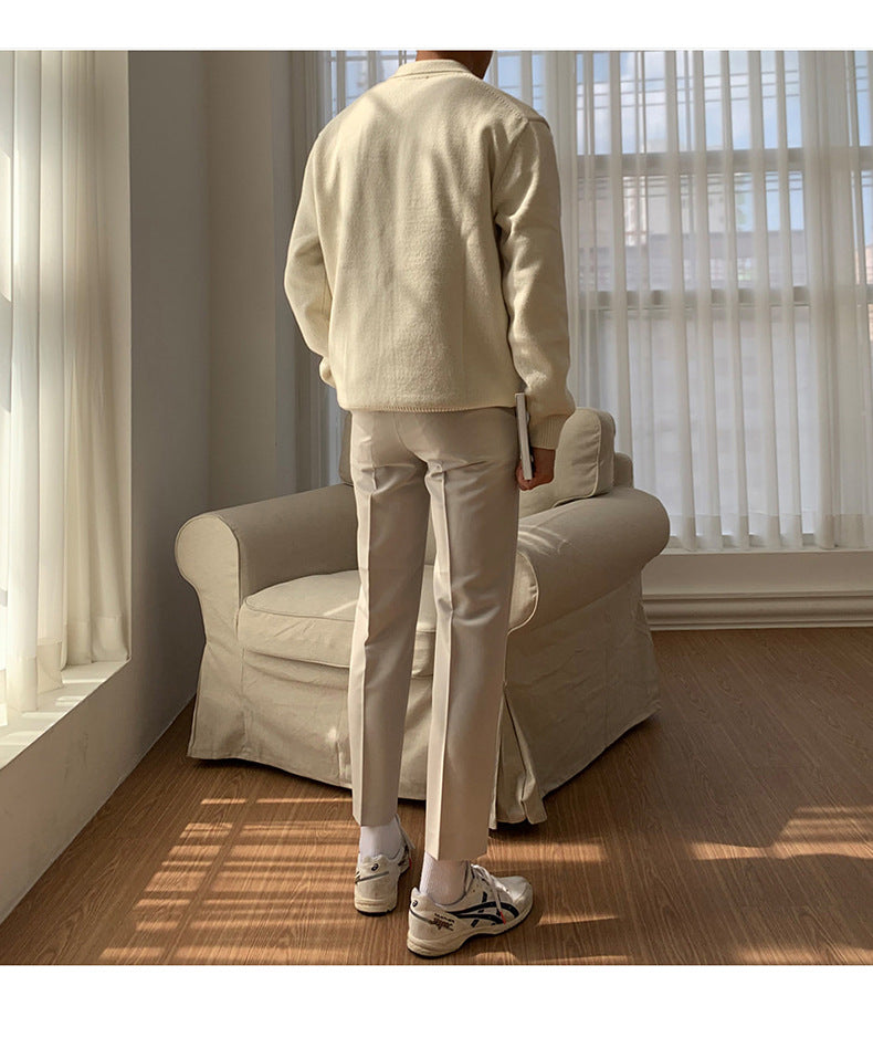 Pull boutonné homme