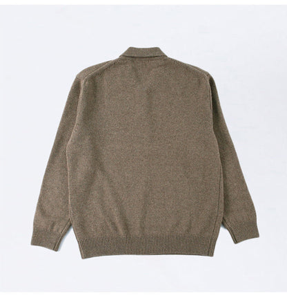 Pull boutonné homme