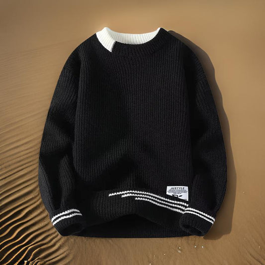 Pull col rond pour homme