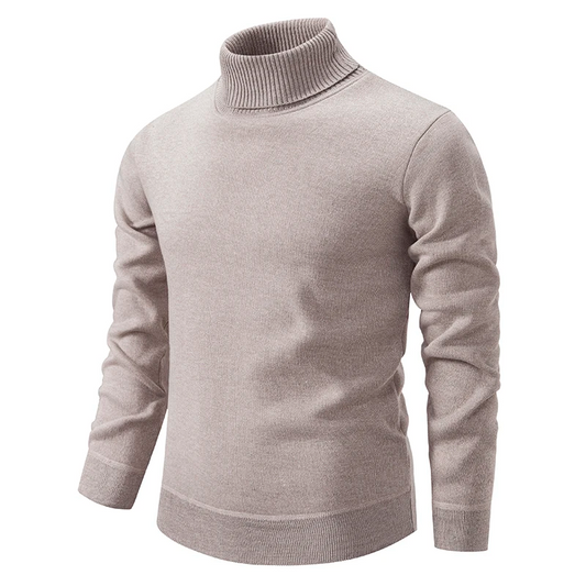 Pull col roulé coupe slim pour homme
