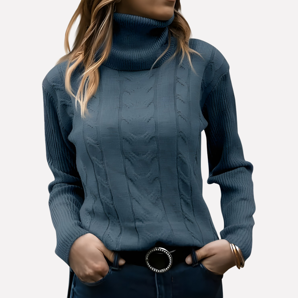 Pull col roulé femme – style décontracté au quotidien