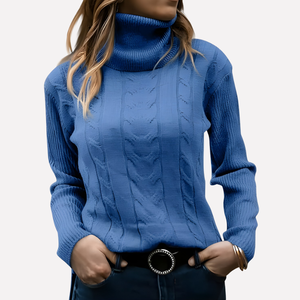 Pull col roulé femme – style décontracté au quotidien
