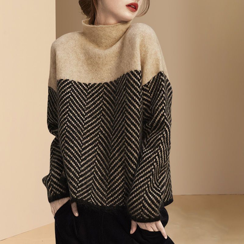 Pull d’hiver à motifs