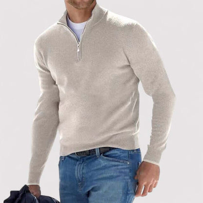 Pull demi-zip homme