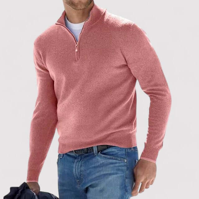 Pull demi-zip homme