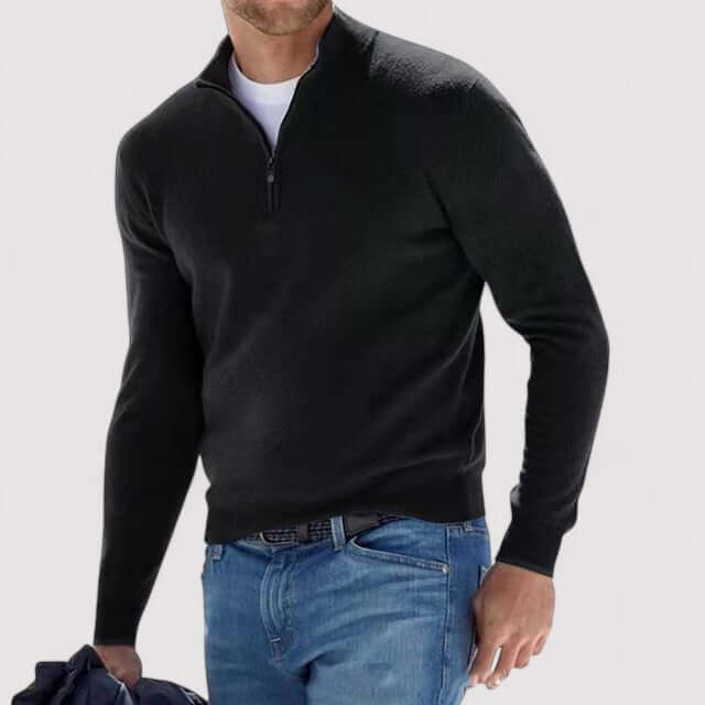 Pull demi-zip homme