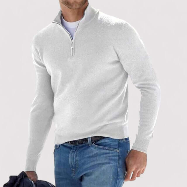 Pull demi-zip homme