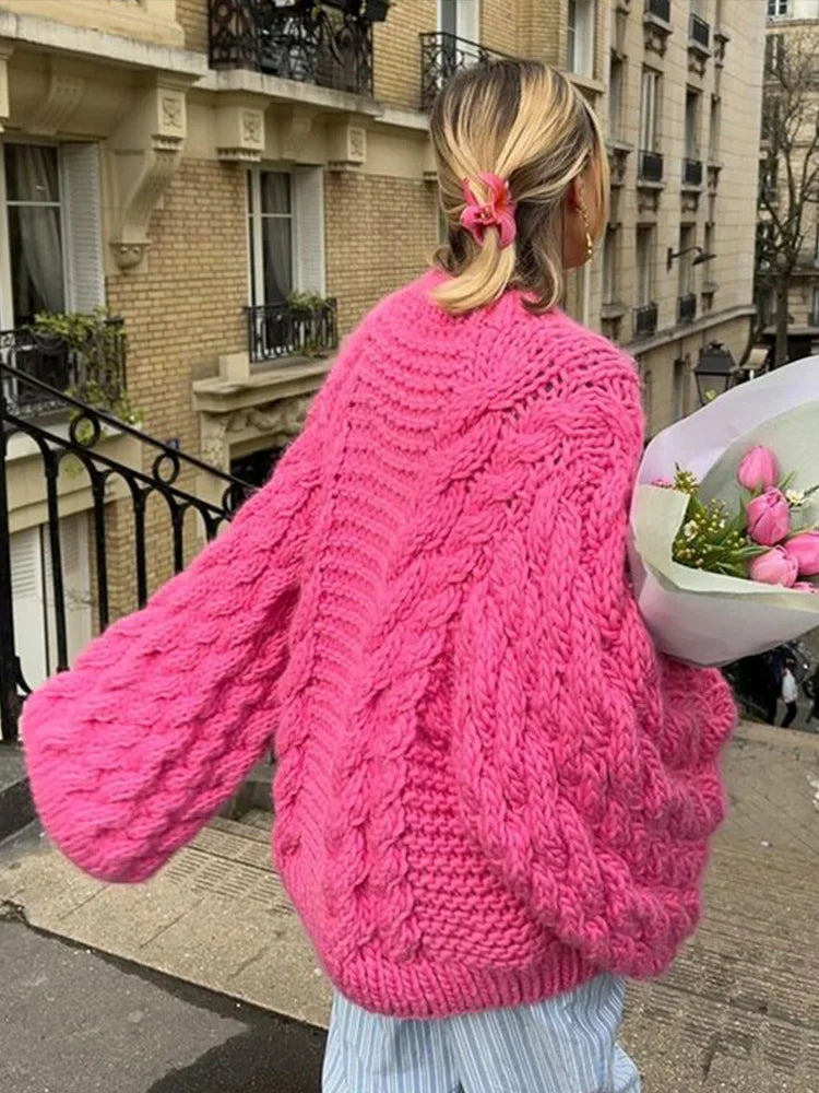 Pull douillet en maille épaisse