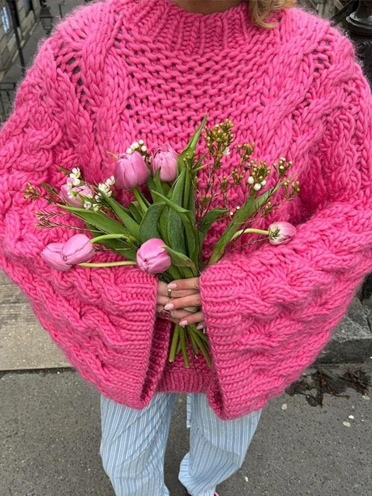 Pull douillet en maille épaisse