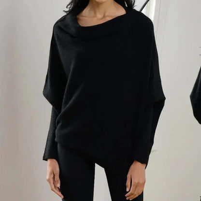 Pull drapé élégant pour femme