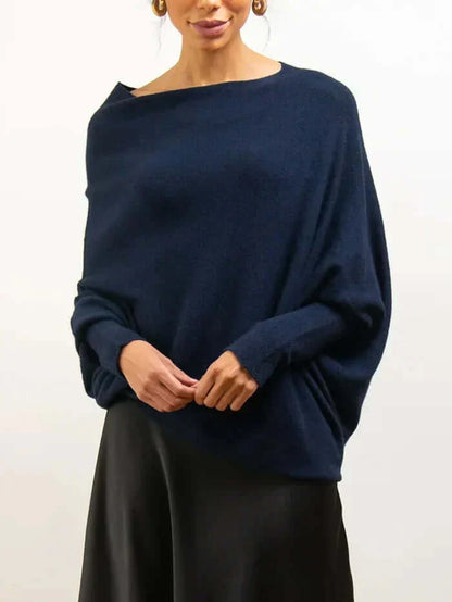 Pull drapé élégant pour femme