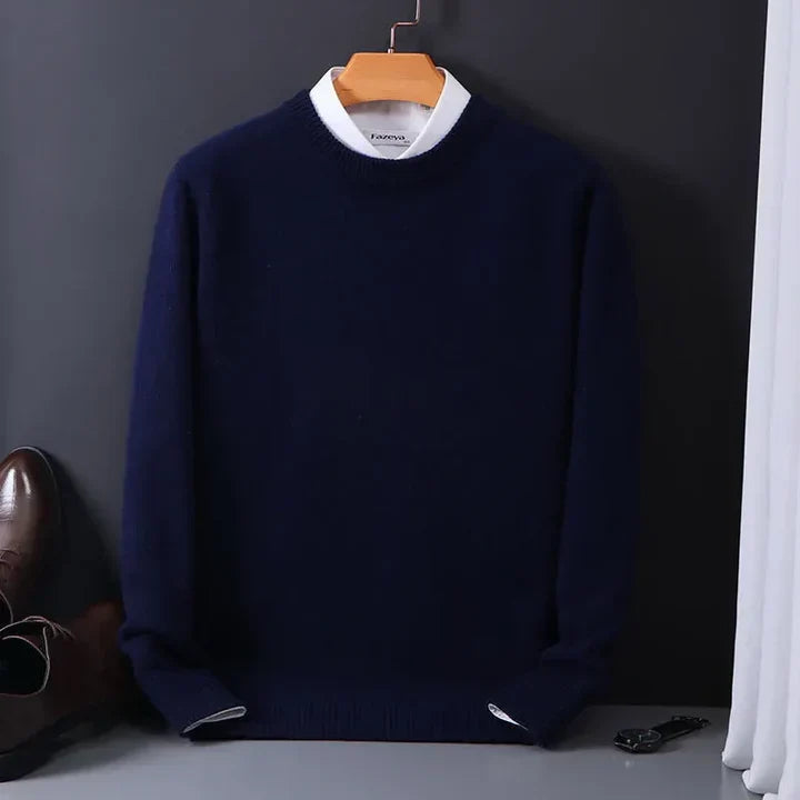 Pull en cachemire classique pour homme