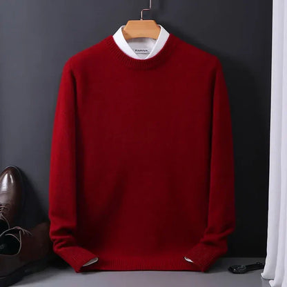 Pull en cachemire classique pour homme